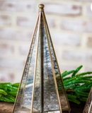 12" Brass Ant. Mirror Christmas Tree