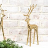 14" Gold Modern Deer