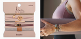 "Breathe" Lotus Flower Earthy Tones Hair Tie Bracelets | Medium - #Kl_306906