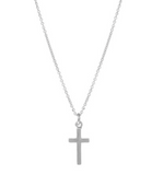 S S Cross Brush Finish Neck Len:16+1+1in 0.3x0.55in