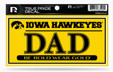 Iowa Hawkeyes Dad - True Pride Decal | Default - #tpd250101d-alt