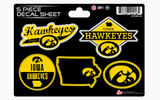 Ncaa Iowa Hawkeyes 5-pc Sticker Sheet | Default - #stf250101