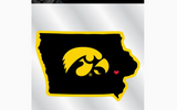 Ncaa Iowa Hawkeyes Home State Sticker | Default - #hss250102