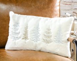 12x20 Gd & Sl Evergreen Fur Pillow