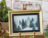6 X 8 Framed Snowy Tree Art