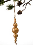 7.9 Gold Bead Ornament