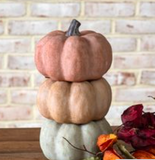 3 Asst. 4.3 Fall Ceramic Pumpkins