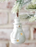 3 Ceramic Snowman Ornament