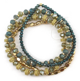 Ggn Set Of 4 Multi Bead Stretch