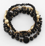 Bk 4 Multi Gemstone/metal Bead