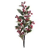 26"iced Berry/holly/pine Spray