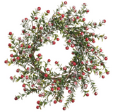 14"snowed Berry Wreath Re
