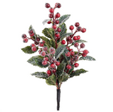 16.5"iced Berry Bush Re