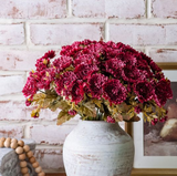 13" Burgundy Mum Bunch