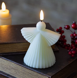 4.3" Led Wax Angel Candle