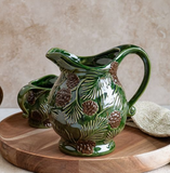8.5" Evergreen Holiday Pitcher