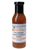 Hot Pepper Peach Bourbon Sauce
