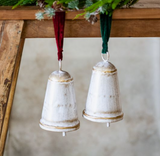 Xxl Wht/gd Holiday Conical Bell