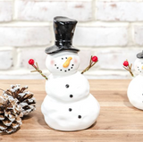 7.5" Ceramic Snowman