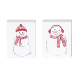 Mdf Snowman Block
