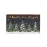 Mdf Hand Painted Most Wonderful Time Blo