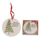 Ceramic Disc Ornament Hearts Forever Box