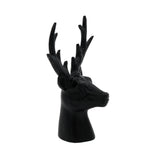 Resin Mini Black Deer Head