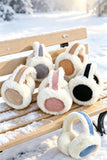 Two Tone Coloblock Microsuede Earmuffs