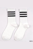 Striped Print Sports Socks