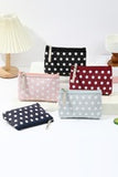 Polka Dot Cosmetic Clutch