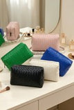 Woven Weave Cosmetic Makeup Bag
