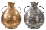 Mtl Gold/silver Handled Vase