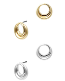 Tt 2 Line Circle Earring