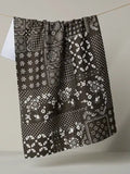 Blossoming Bandanna Brown Tea Towel
