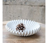 8.5 Matte White Deco Dish