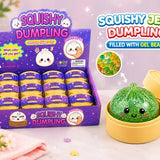Mini Glitter Gel Bead Dumpling Squishy