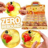 3" Coconut Oil Jelly Apple Fruit Zero Rebound Squishy