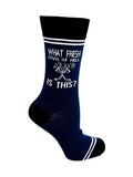 What Fresh Level Of Hell Is This - Hey Now Unisex Crew Socks