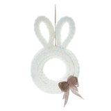 Braided Bunny Wreath