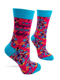 I'm A Proper Fucking Lady Women's Crew Socks