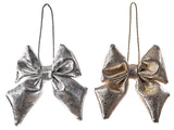 Fab Metallic Bow Orn 2 Asst