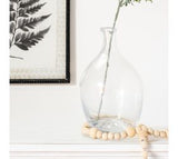 10.5 Clear Demijohn Vase