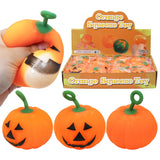 Halloween Jack-O-Lantern Fluffy Slime Filled Squishy Toy