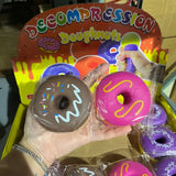 Assorted Squishy And Donuts W/ Removable Toppings