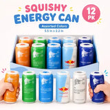 Redbull Energy Drink Can Squishy Toy Soft Slow Rise Fidget Toy Dumpling Bun