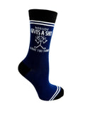 Nobody Gives A Shit What You Think - Hey Now Unisex Crew Socks