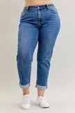 Judy Blue - Mid Rise Boyfriend Classic Cuffed