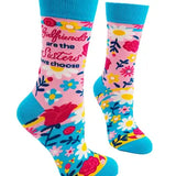 Girlfriends Are The Sisters We Choose Women's Crew Socks