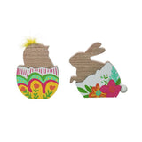 MDF Chick  Bunny Block Decor