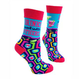 Drinks Well With Others Women's Crew Socks